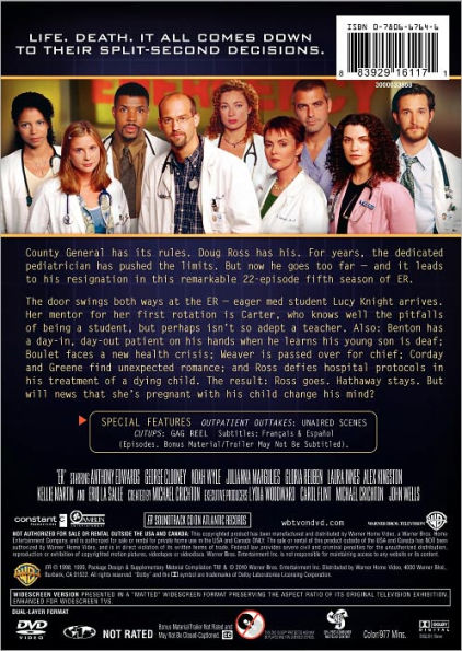 ER: The Complete Fifth Season [6 Discs]