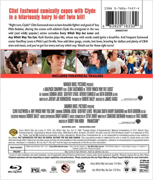 Every Which Way But Loose/Any Which Way You Can [Blu-ray]