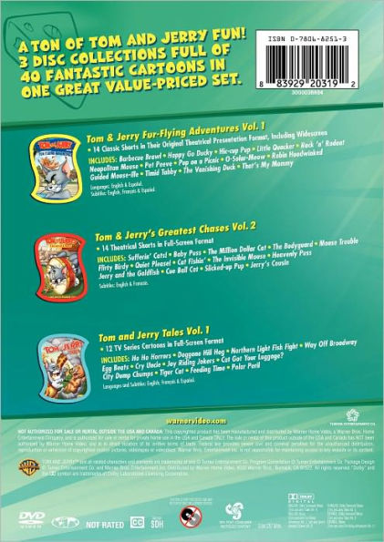 通販価格 3-Pack Fun: Tom u0026 Jerry [DVD] [Import] g6bh9ry | www ...