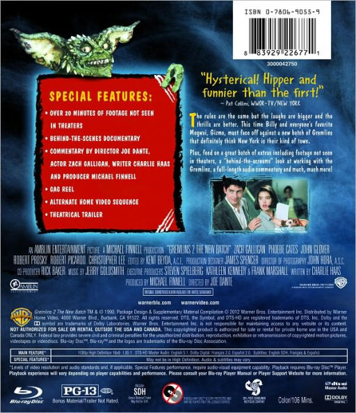 Gremlins 2: The New Batch [Blu-ray]