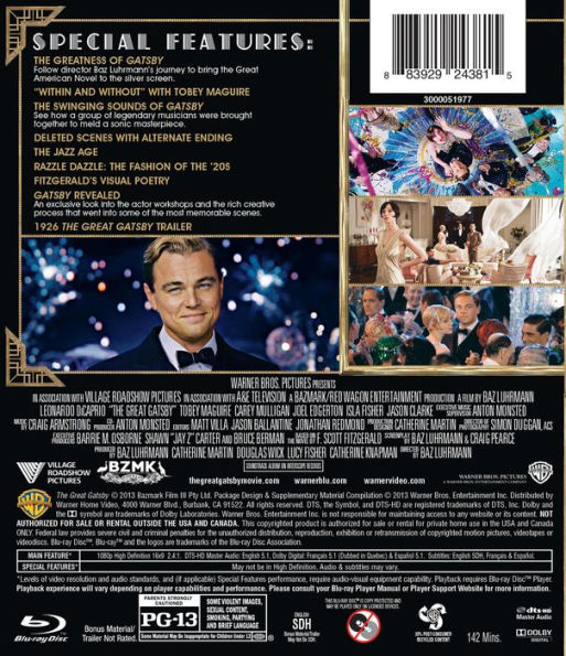 The Great Gatsby [Blu-ray]