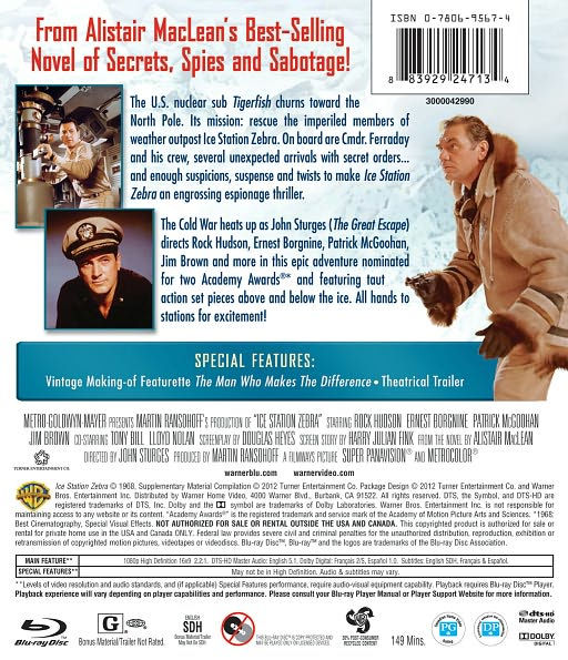 Ice Station Zebra [Blu-ray]