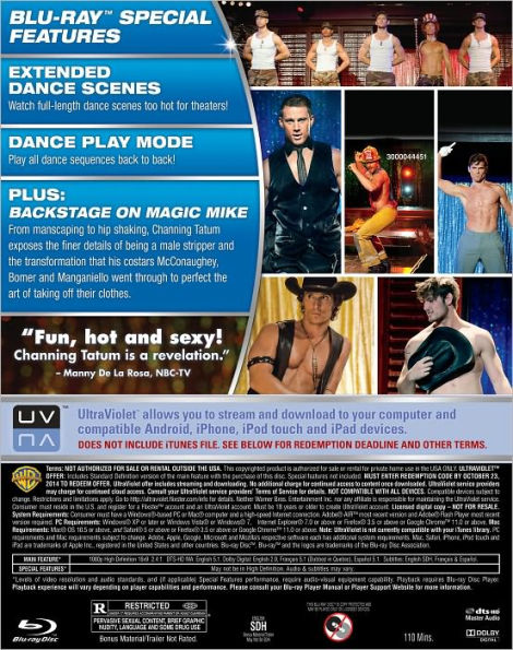 Magic Mike [2 Discs] [Includes Digital Copy] [Blu-ray/DVD]