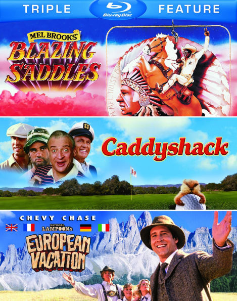 Blazing Saddles/Caddyshack/National Lampoon's European Vacation [3 Discs] [Blu-ray]