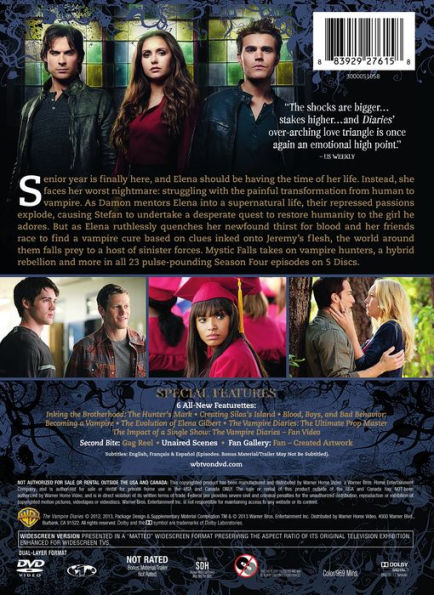 The Vampire Diaries: The Complete Fourth Season [5 Discs]