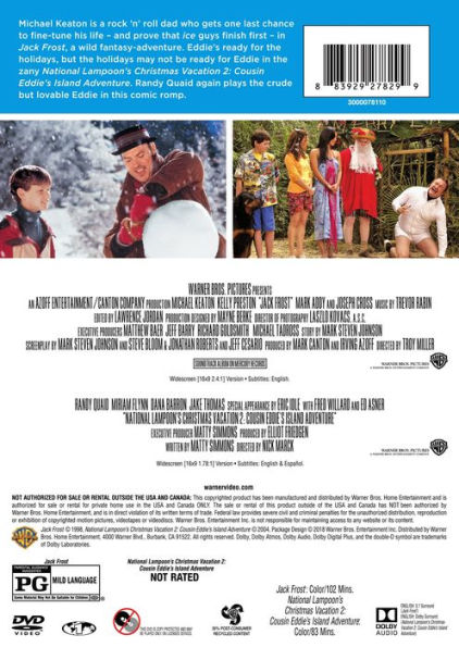 Jack Frost/National Lampoon's Christmas Vacation 2 [2 Discs]