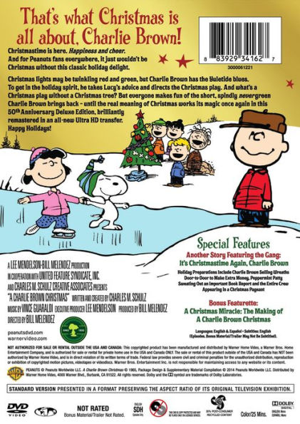 A Charlie Brown Christmas [50th Annivesary] [2 Discs]