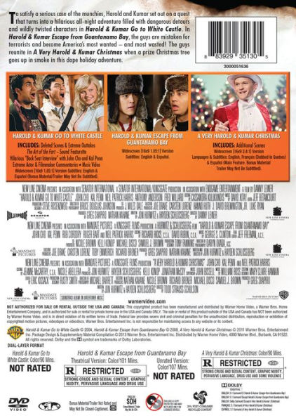 Highly Flammable Harold & Kumar Triple Feature [3 Discs]