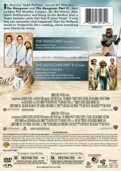 The Hangover/Hangover Part II [2 Discs]