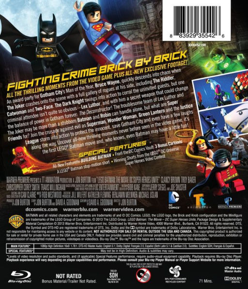 LEGO Batman: The Movie - DC Super Heroes Unite [Blu-ray]