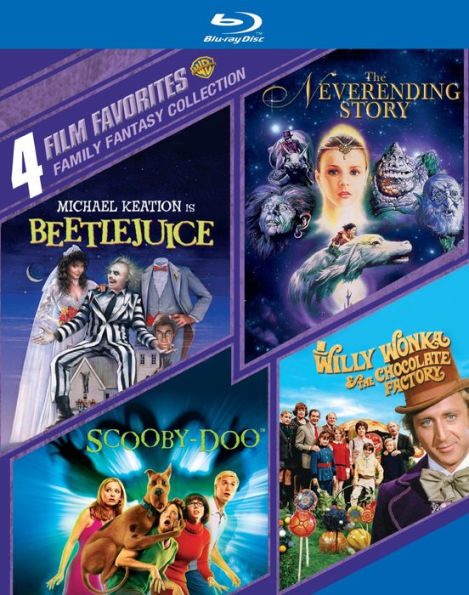 Family Fantasy Collection: 4 Film Favorites [4 Discs] [Blu-ray]