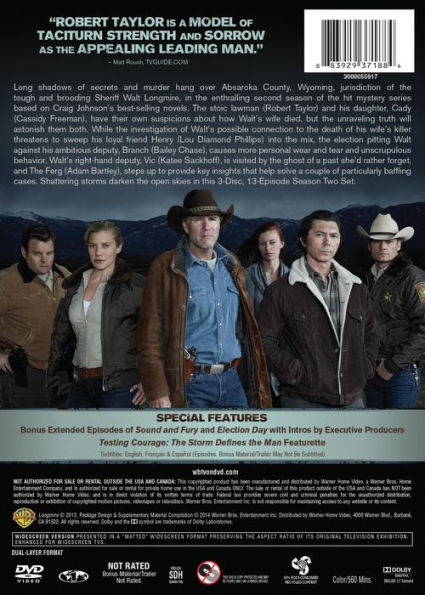 Longmire: The Complete Second Season [3 Discs]