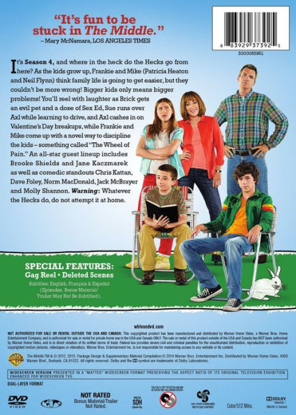 The Middle: Season 4 [3 Discs]