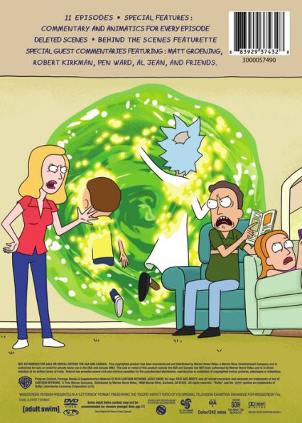Rick and Morty: The Complete First Season [2 Discs]