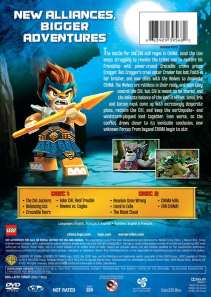 Ledig Alternativ helt seriøst Lego: Legends of Chima - Season One, Part Two | DVD | Barnes & Noble®