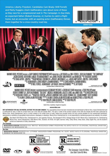 The Campaign/Due Date [2 Discs]