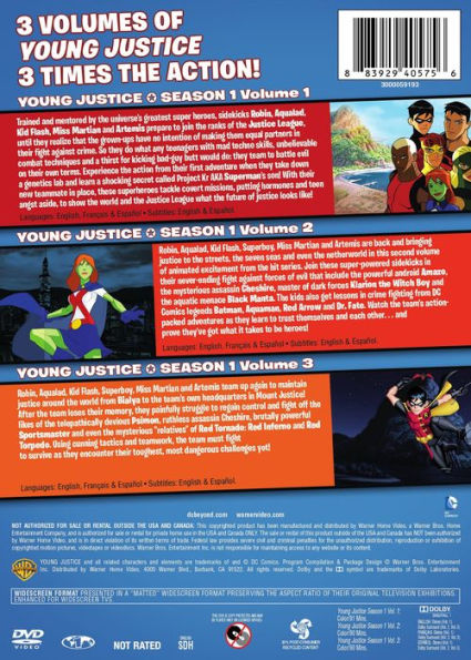 Young Justice: 12 Episodes [3 Discs]