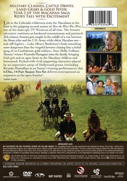 How the West Was Won: The Complete Second Season [6 Discs]