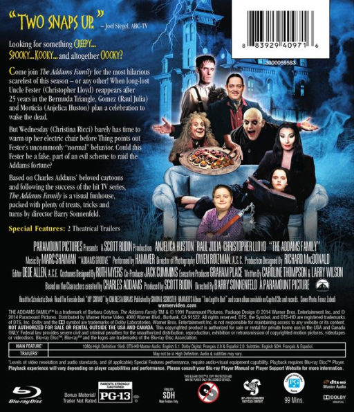 The Addams Family [Blu-ray]