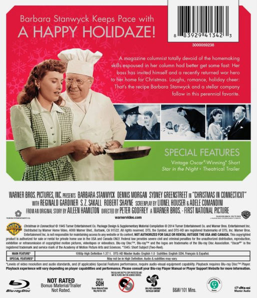 Christmas in Connecticut [Blu-ray]