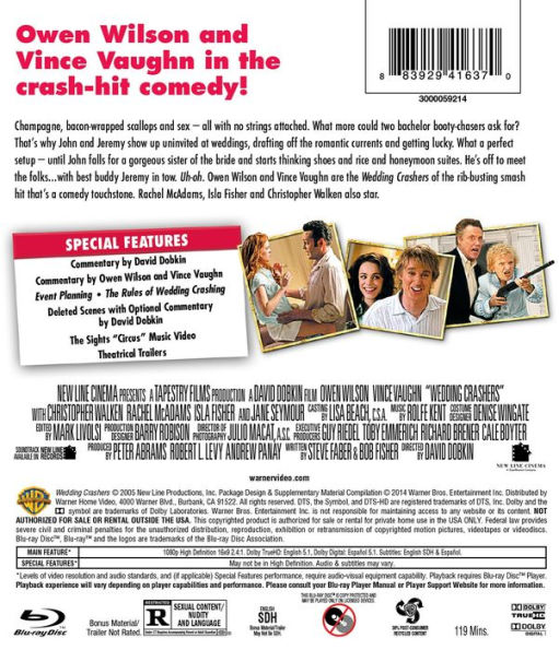 Wedding Crashers [Blu-ray]