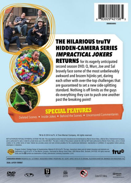 Impractical Jokers: The Complete Second Season [3 Discs]