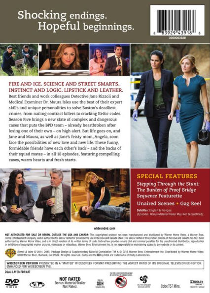 Rizzoli & Isles: The Complete Fifth Season