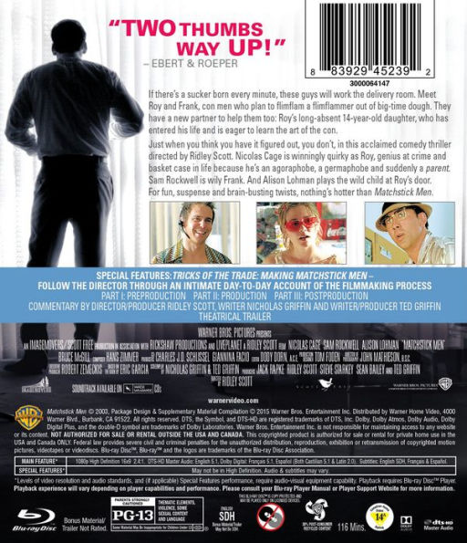 Matchstick Men [Blu-ray]