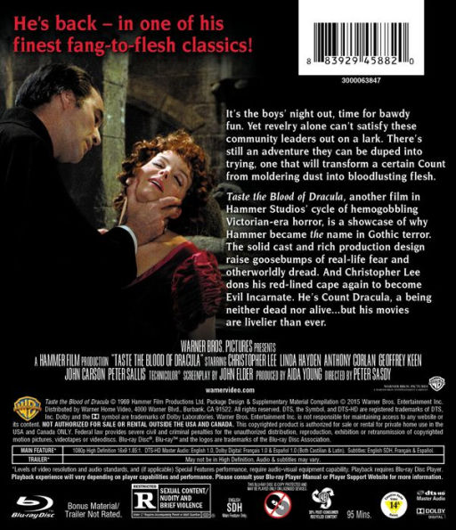 Taste the Blood of Dracula [Blu-ray]