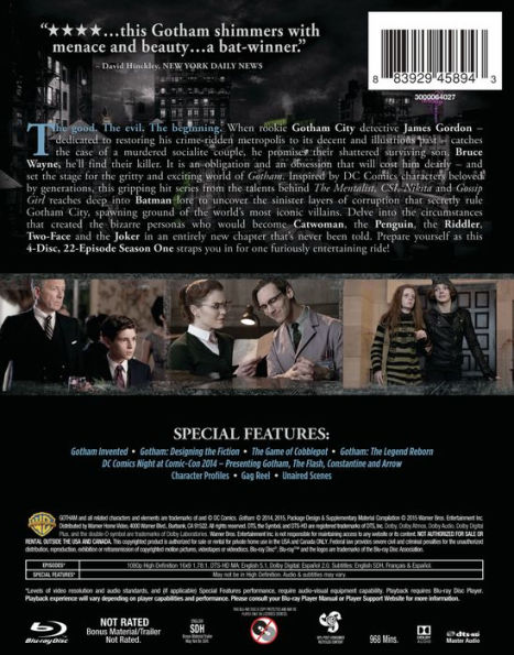 Gotham: The Complete First Series [Blu-ray]