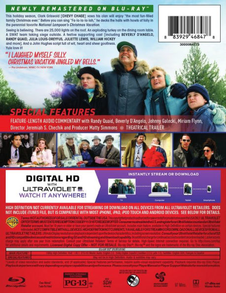 National Lampoon's Christmas Vacation [Blu-ray/DVD] [SteelBook]