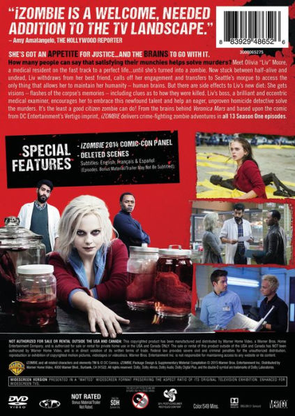 IZombie: The Complete First Season [3 Discs]