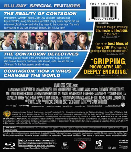 Contagion [Blu-ray]