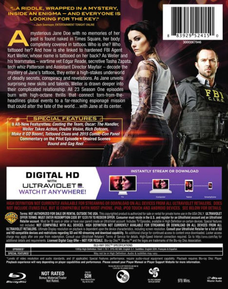 Blindspot: The Complete First Season [Blu-ray]