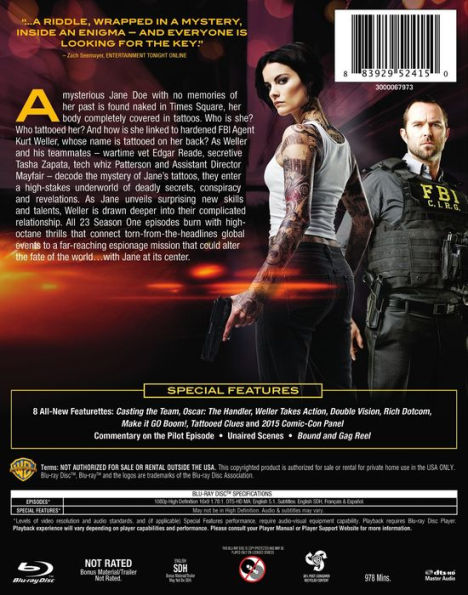 Blindspot: The Complete First Season [Blu-ray]