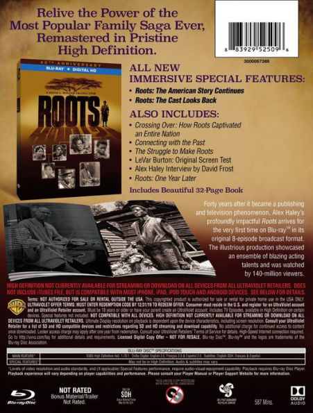 Roots: The Complete Original Series [Blu-ray]