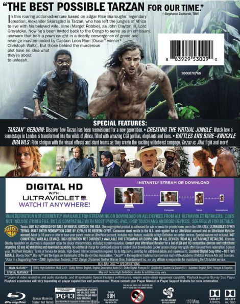 The Legend of Tarzan [Blu-ray]