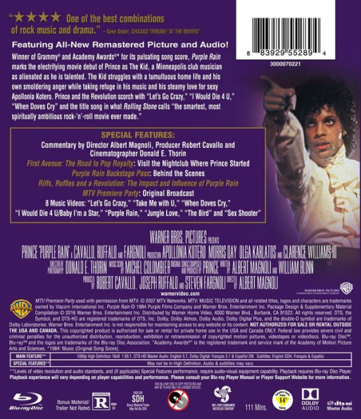 Purple Rain [Blu-ray]