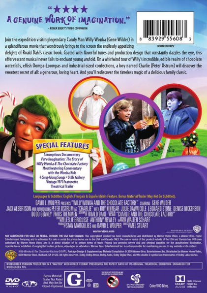 Willy Wonka and the Chocolate Factory [40th Anniversary Edition]