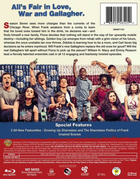 Shameless: The Complete Seventh Season [Blu-ray]