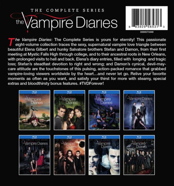 The Vampire Diaries: The Complete Series [Blu-ray] [30 Discs]