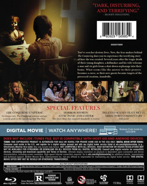 Annabelle: Creation [Blu-ray]