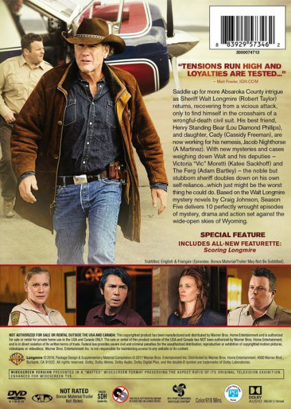 Longmire: The Complete Fifth Season [3 Discs]