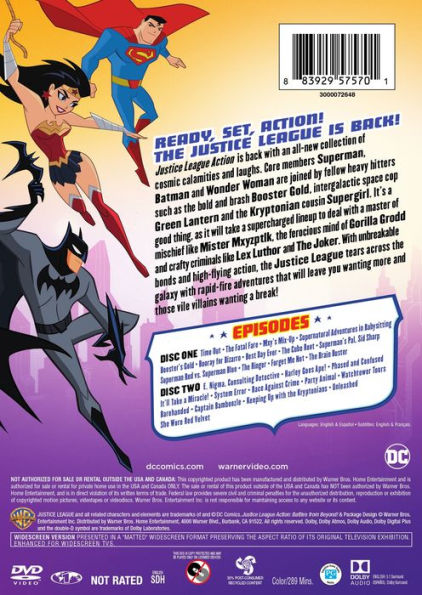 Justice League: Action: Season 1 - Part 2 | DVD | Barnes & Noble®