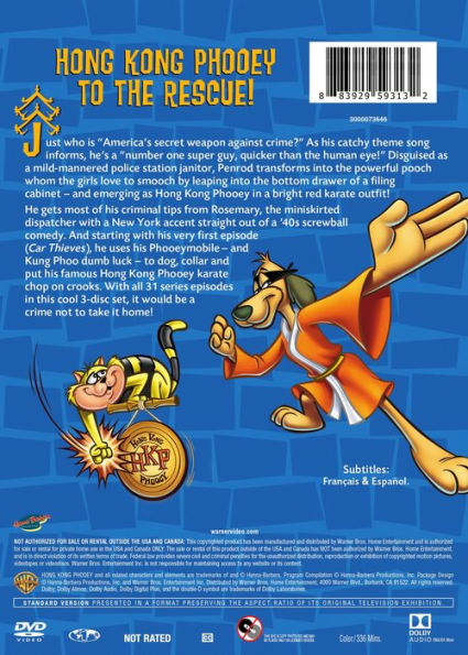 Hong Kong Phooey: The Complete Series [3 Discs]