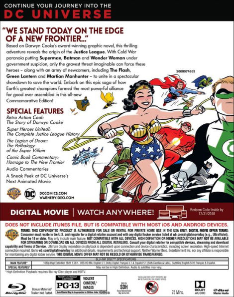 Justice League: The New Frontier [Commemorative Edition] [Blu-ray]