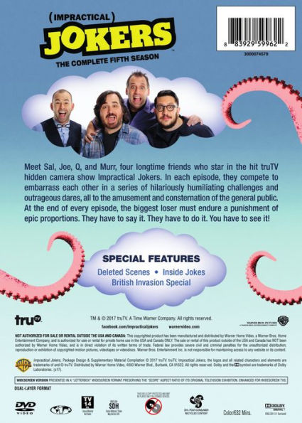 Impractical Jokers: The Complete Fifth Season [4 Discs]