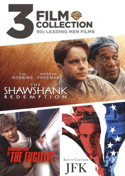 3 Film Favorites: 90's Leading Men - The Shawshank Redemption/The Fugitive/JFK