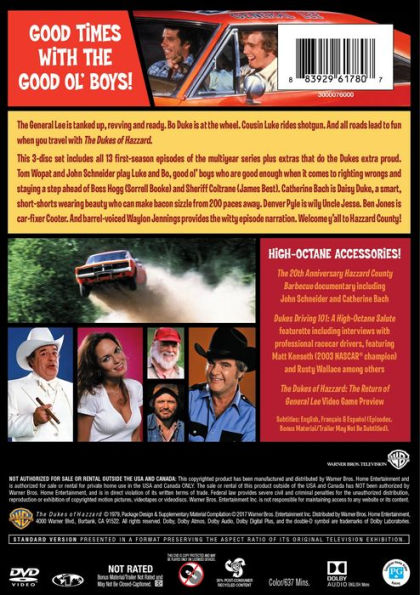 The Dukes Of Hazzard The Complete First Season Dvd Barnes And Noble® 7051