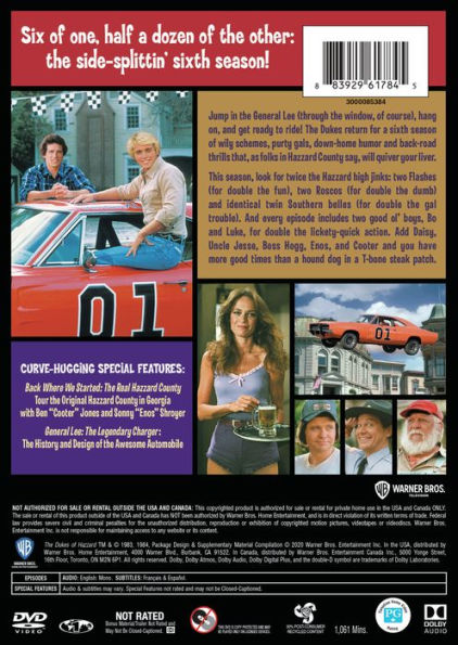 The Dukes of Hazzard: The Complete Sixth Season